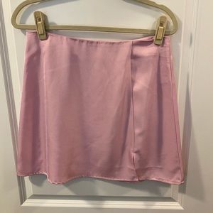 COPY - Satiny mauve/lilac mini skirt